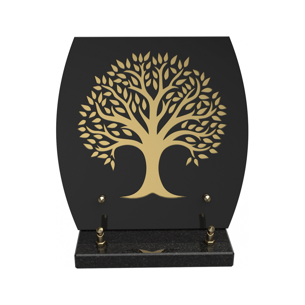 Plaque funéraire MIRORA – Plaques Funéraires Créations®