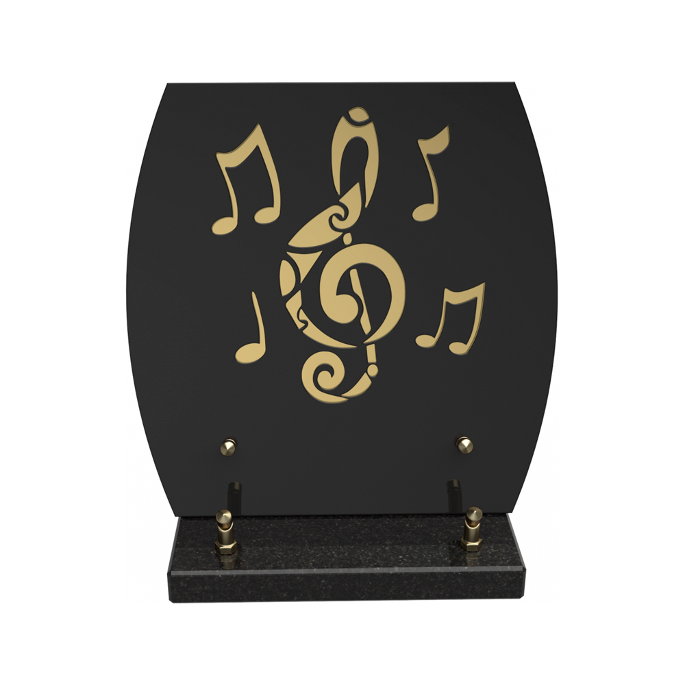 Plaque funéraire MIRORA – Plaques Funéraires Créations® – vue complémentaire