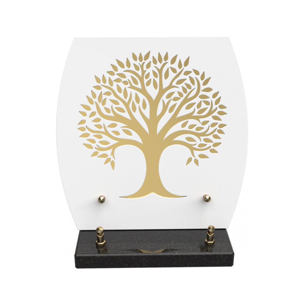Plaque funéraire MIRORA – Plaques Funéraires Créations® – vue complémentaire