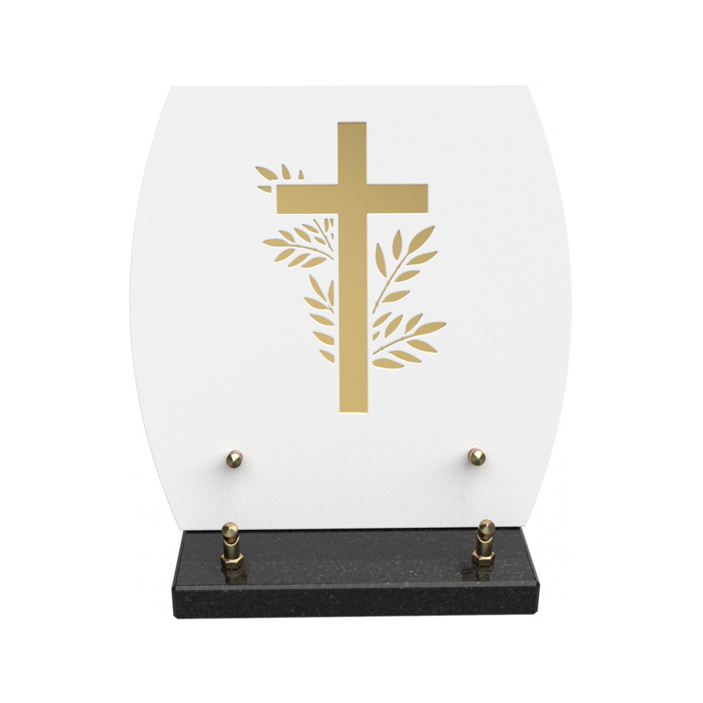 Plaque funéraire MIRORA – Plaques Funéraires Créations® – vue complémentaire