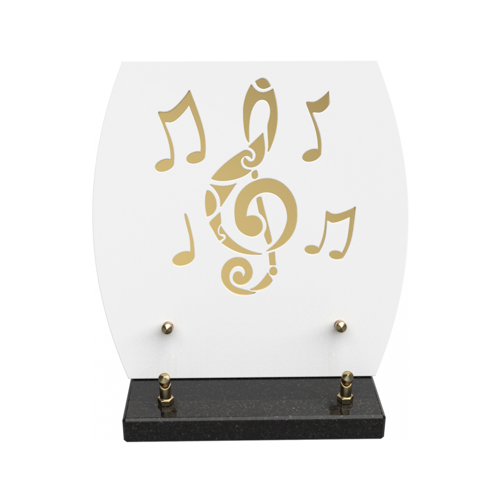 Plaque funéraire MIRORA – Plaques Funéraires Créations® – vue complémentaire