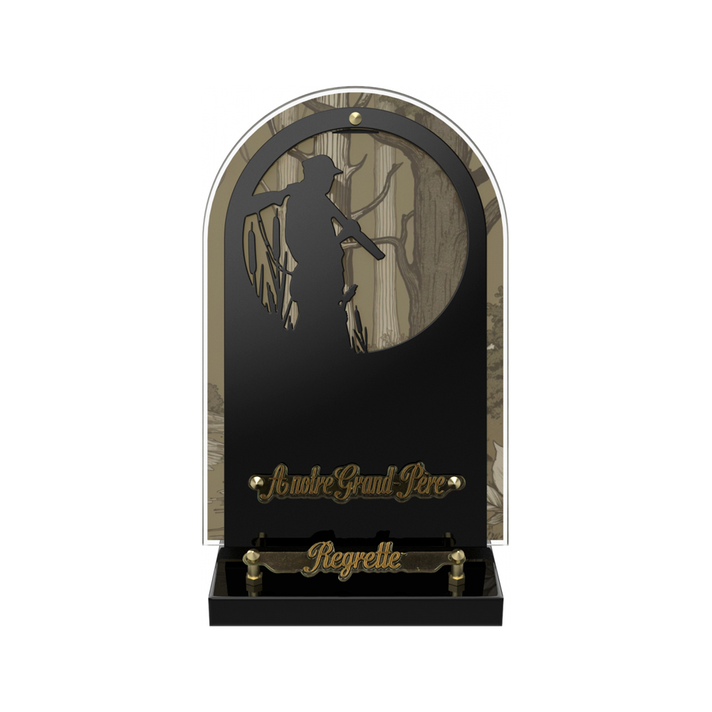 Plaque funéraire MILLEFIORI – Plaques Funéraires Créations®