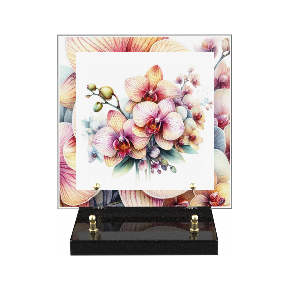 Plaque funéraire MANET – Plaques Funéraires Créations® – vue complémentaire