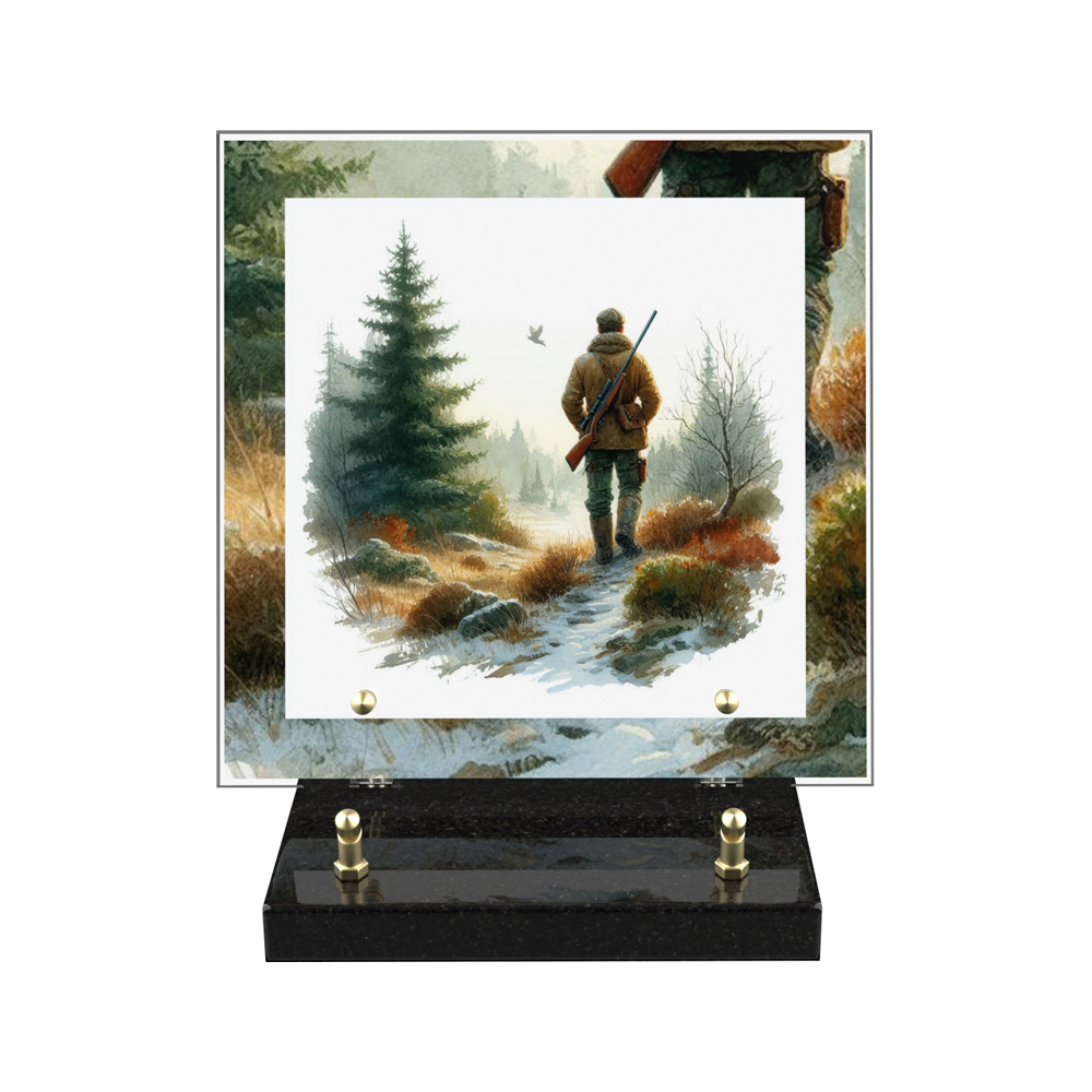 Plaque funéraire MANET – Plaques Funéraires Créations® – vue complémentaire