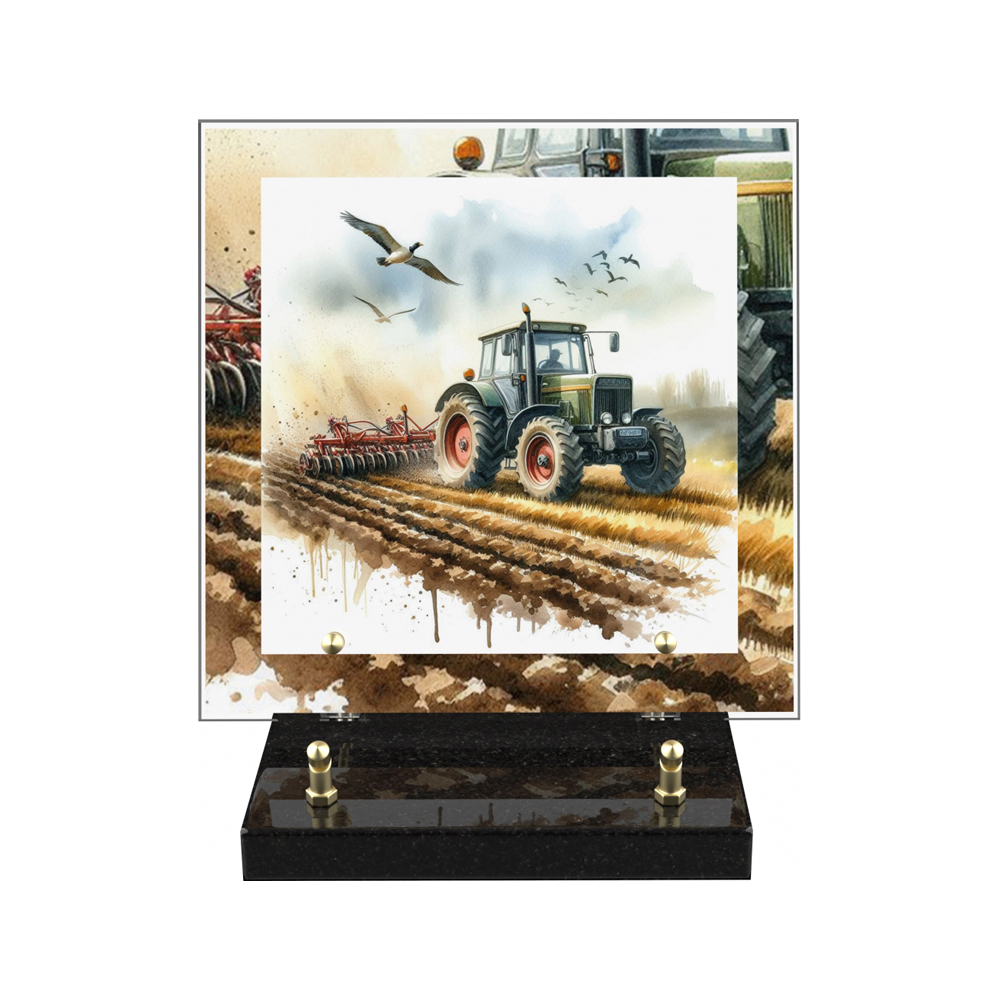 Plaque funéraire MANET – Plaques Funéraires Créations®