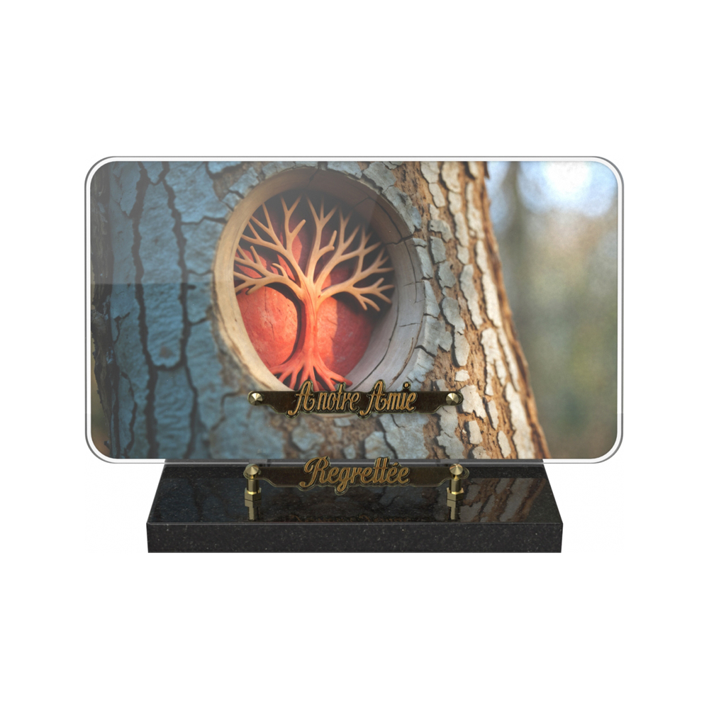 Plaque funéraire SYLVESTRE – Plaques Funéraires Créations®