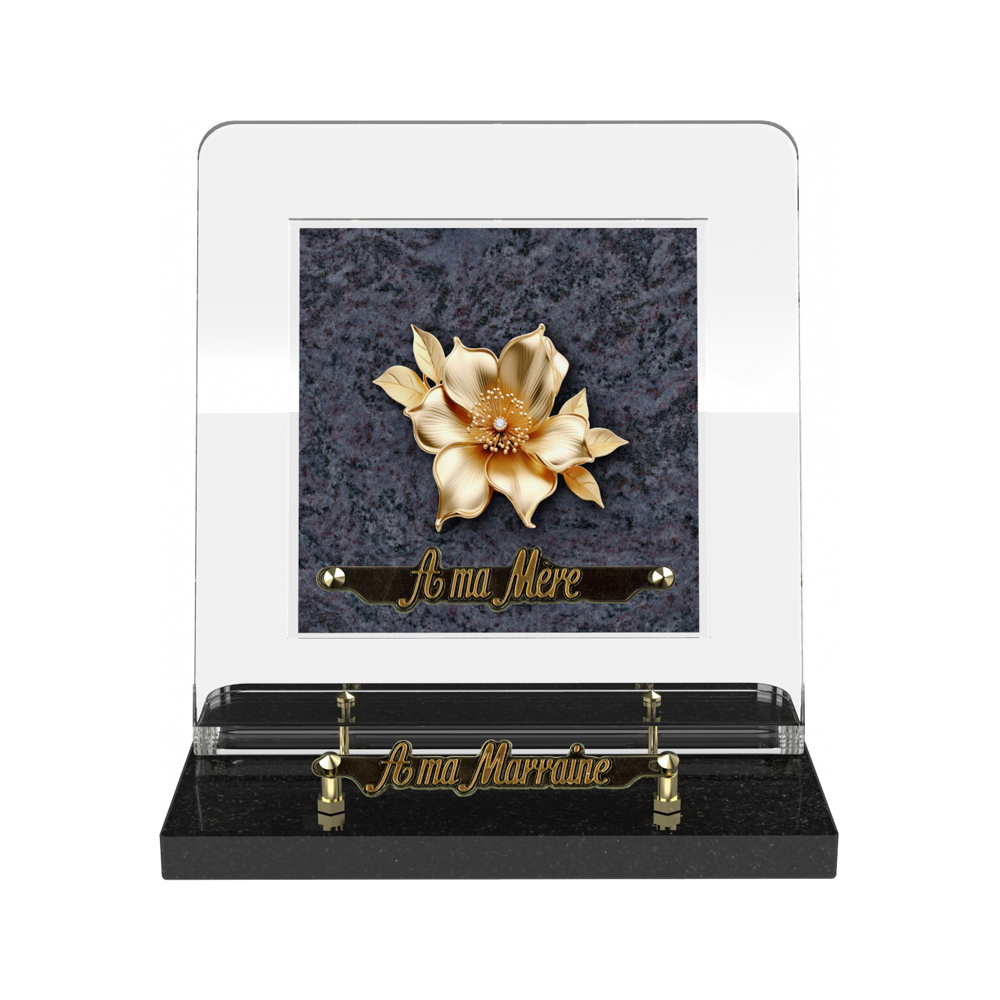 Plaque funéraire GILDOR – Plaques Funéraires Créations®