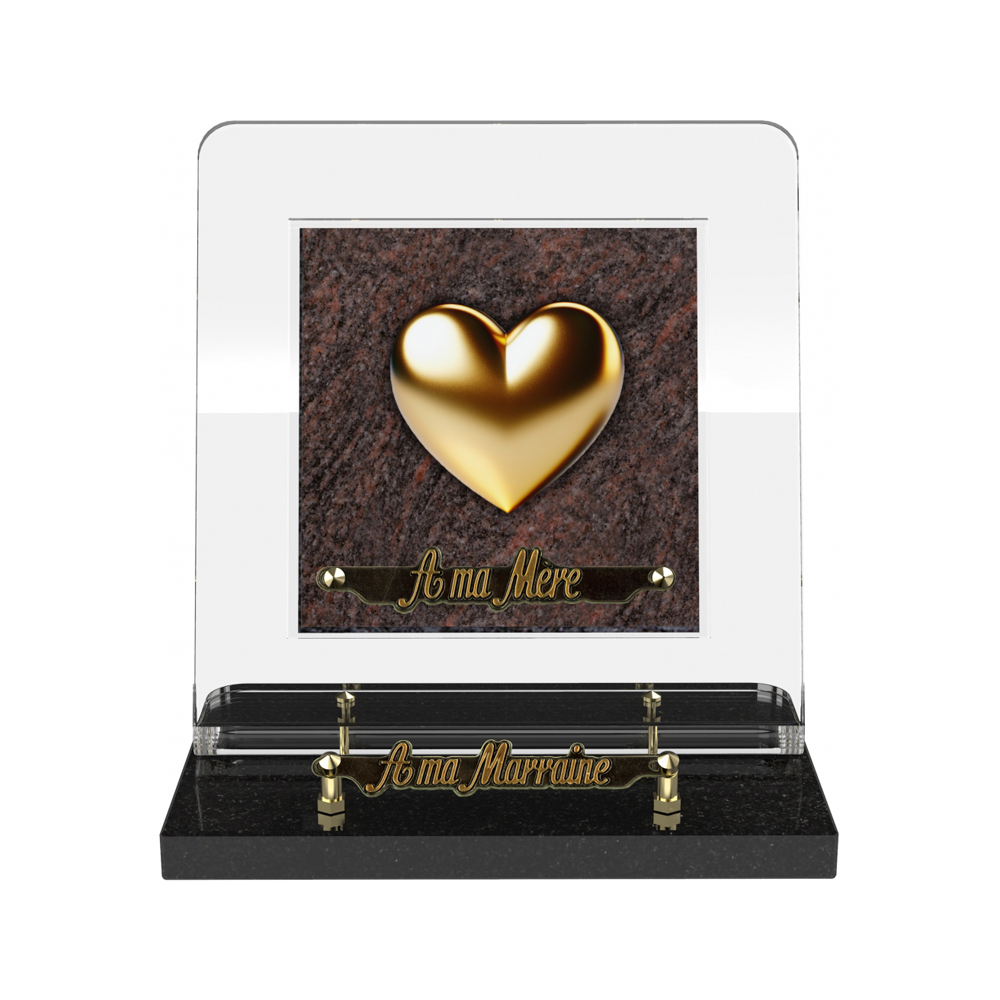 Plaque funéraire GILDOR – Plaques Funéraires Créations® – vue complémentaire