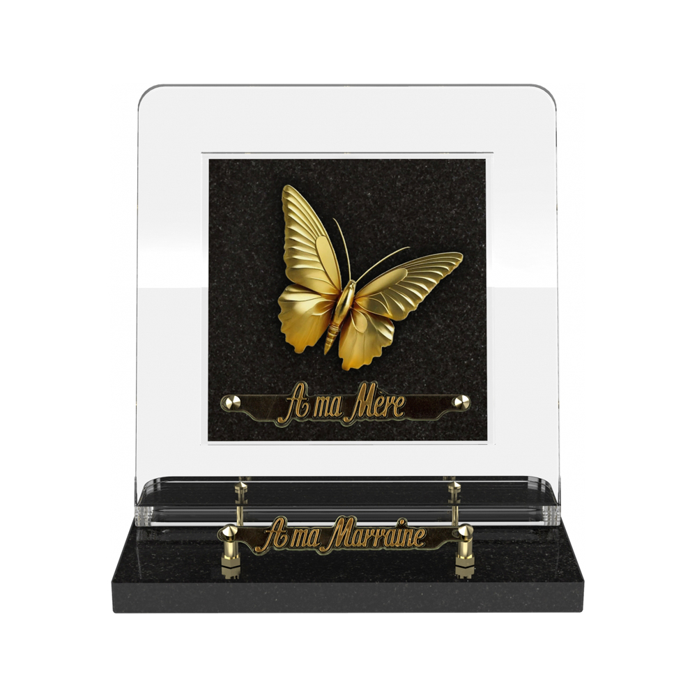 Plaque funéraire GILDOR – Plaques Funéraires Créations® – vue complémentaire