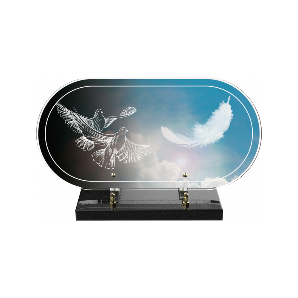Plaque funéraire SABORD – Plaques Funéraires Créations® – vue complémentaire
