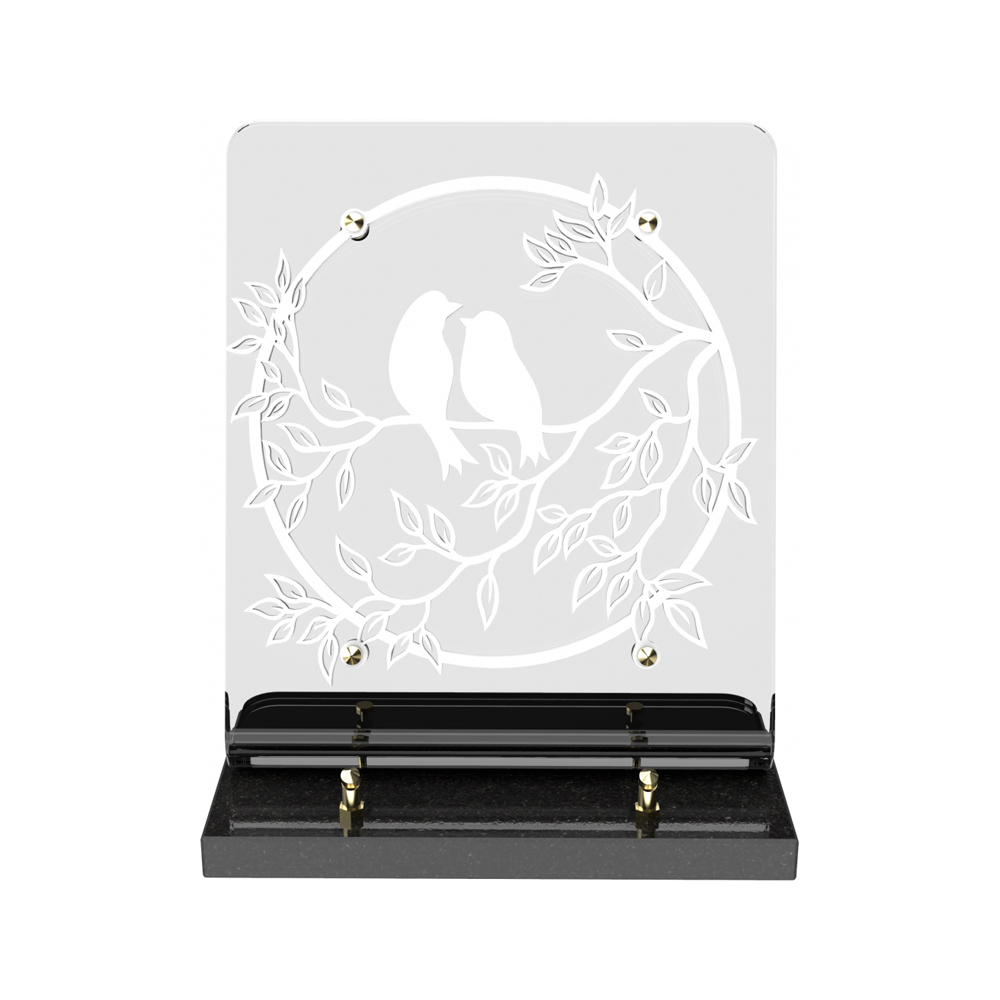 Plaque funéraire CELLO – Plaques Funéraires Créations®