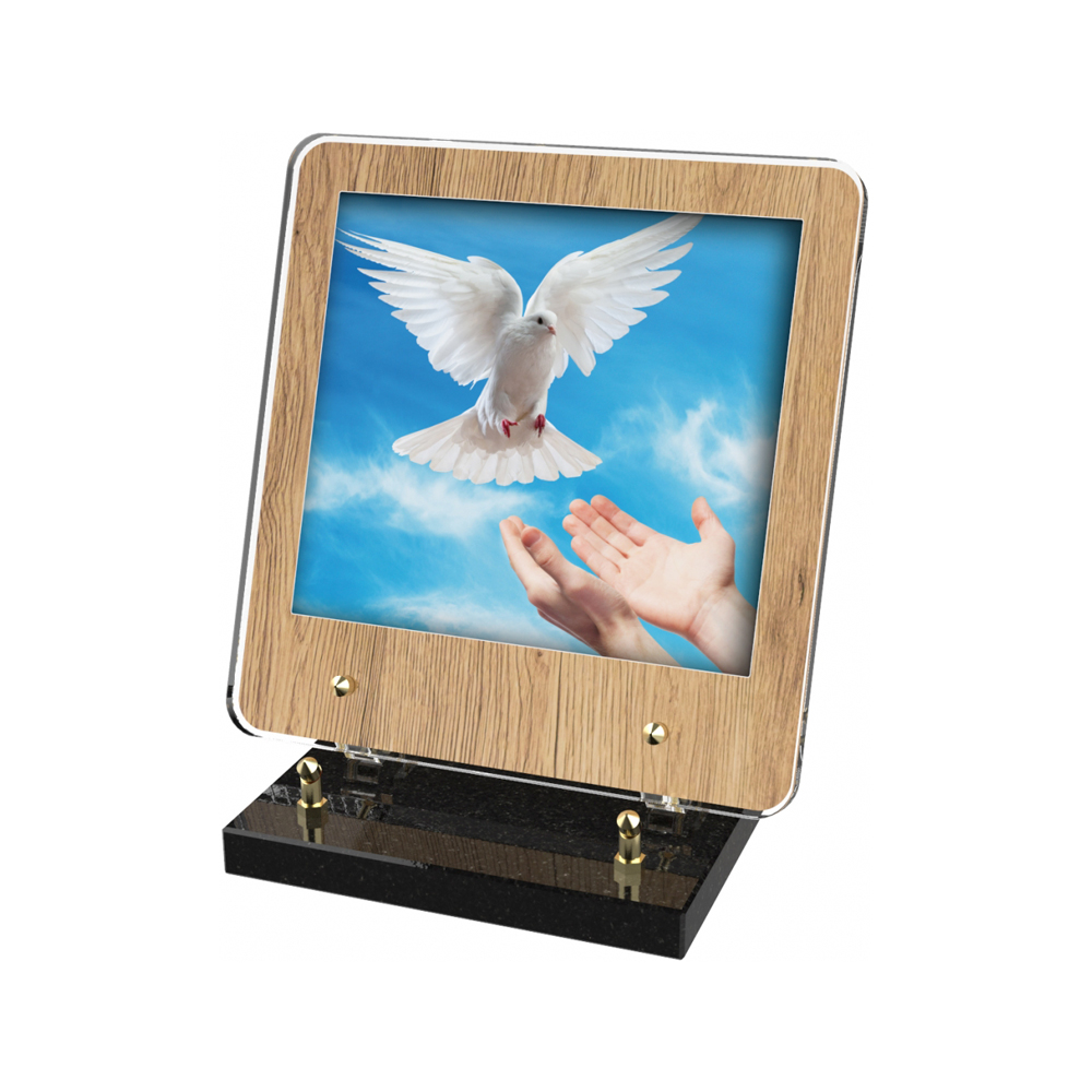 Plaque funéraire LOGGIA – Plaques Funéraires Créations® – vue complémentaire