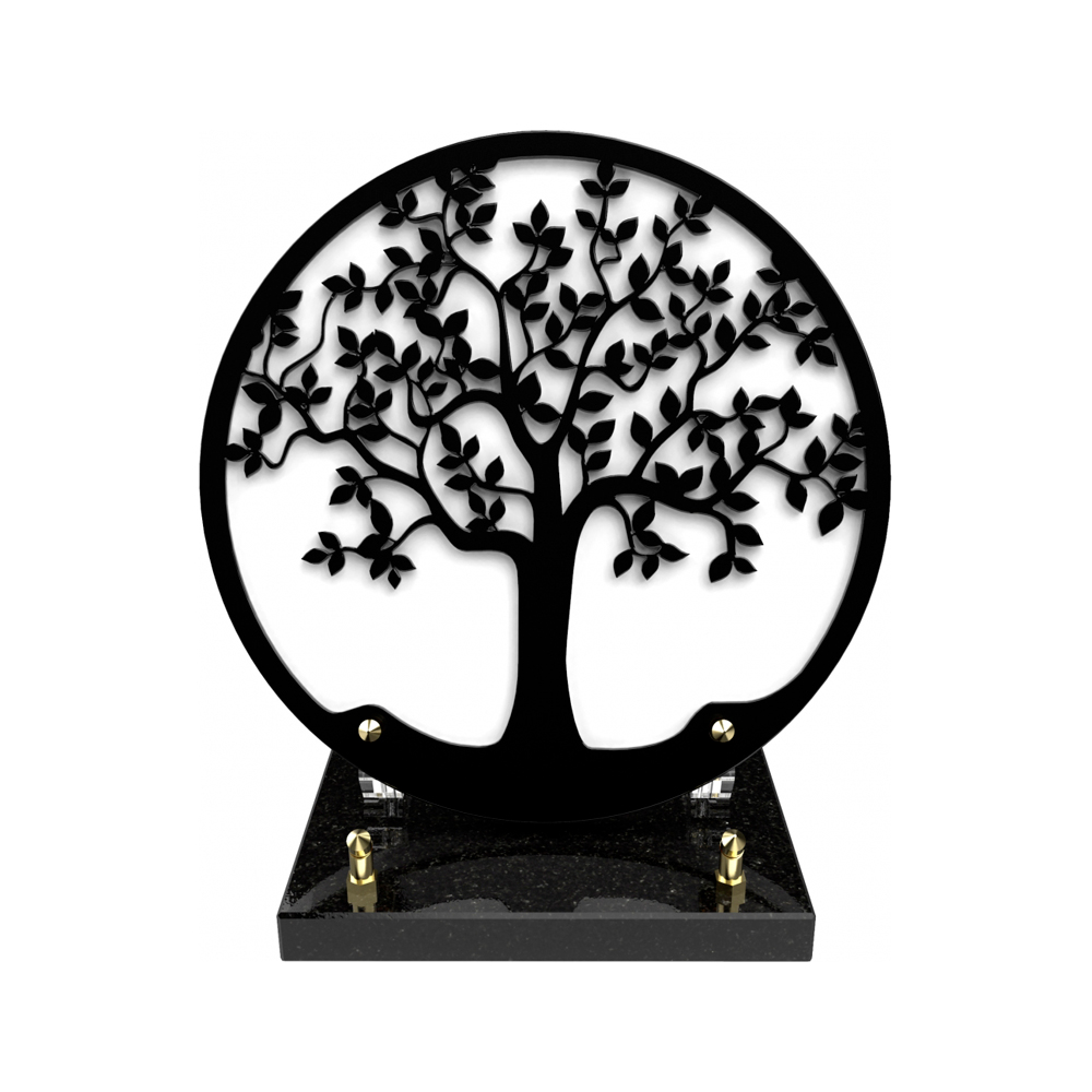 Plaque funéraire SHADOW – Plaques Funéraires Créations®