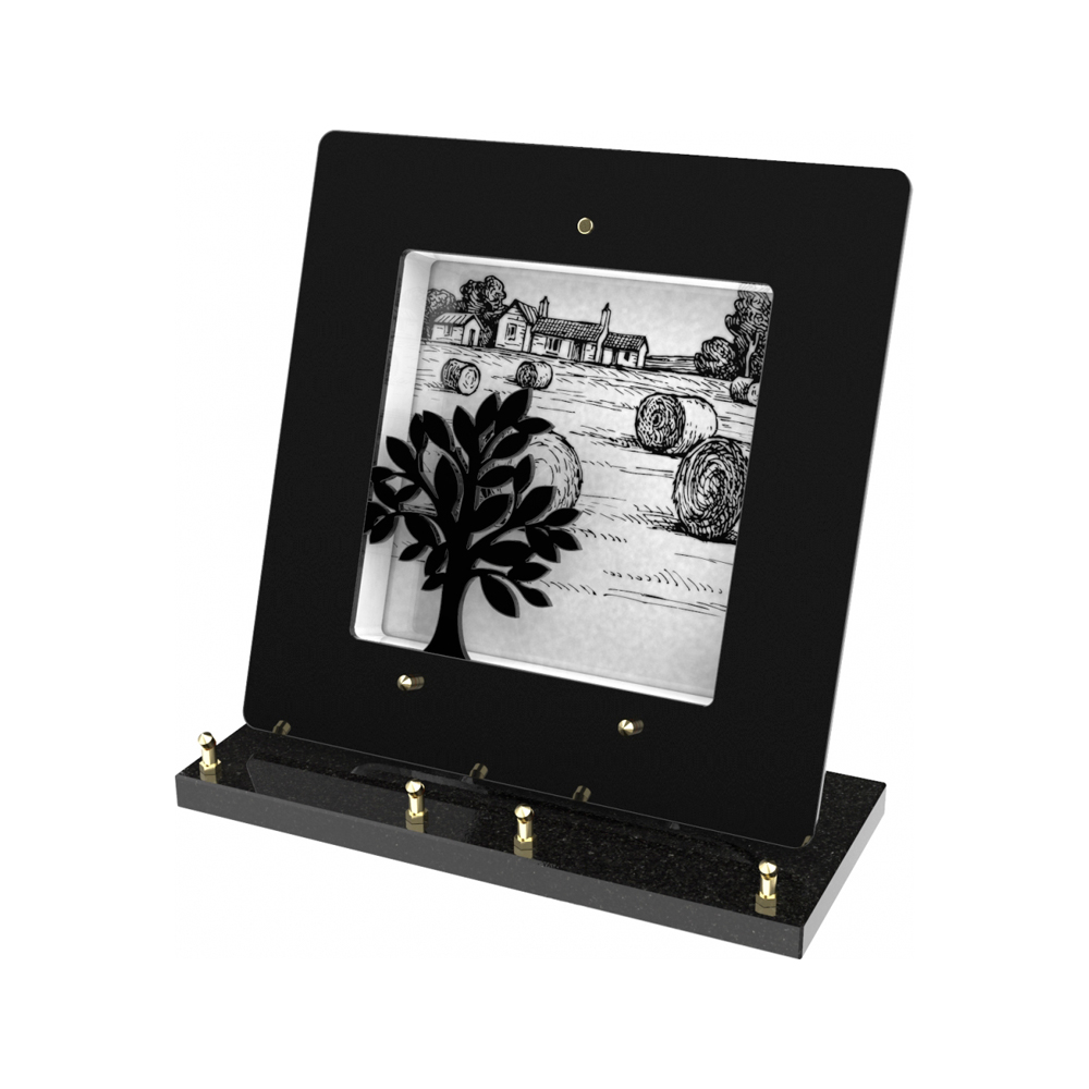 Plaque funéraire NOSTALGIE – Plaques Funéraires Créations®