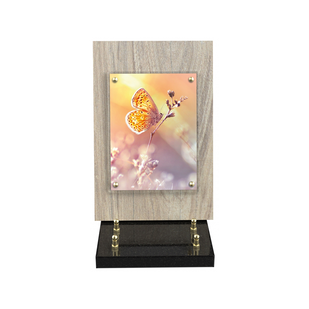 Plaque funéraire LUCARNE – Plaques Funéraires Créations®