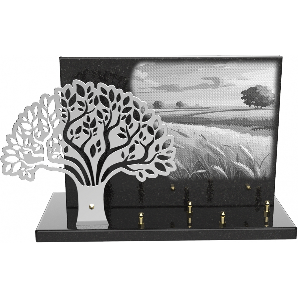 Plaque funéraire CHARMILLE – Plaques Funéraires Créations®