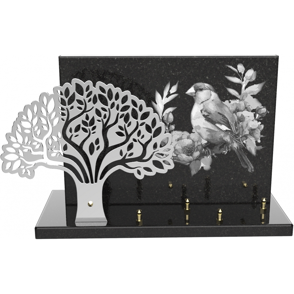 Plaque funéraire CHARMILLE – Plaques Funéraires Créations®
