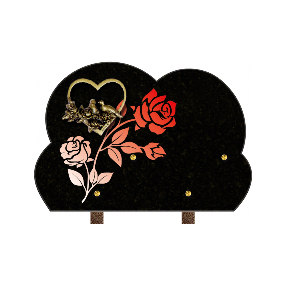 Plaque funéraire ILLUSTRATION – Plaques Funéraires Créations® – vue complémentaire