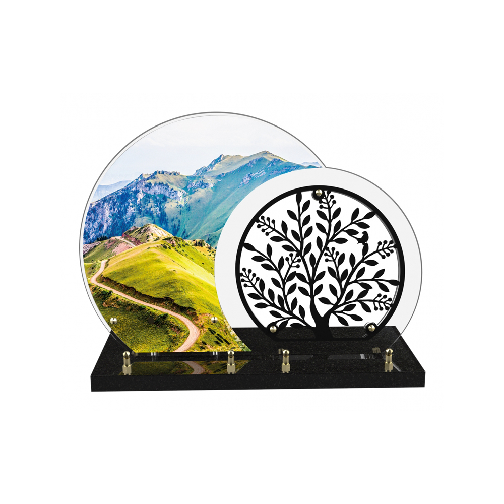 Plaque funéraire TREE OF LIFE – Plaques Funéraires Créations® – vue complémentaire