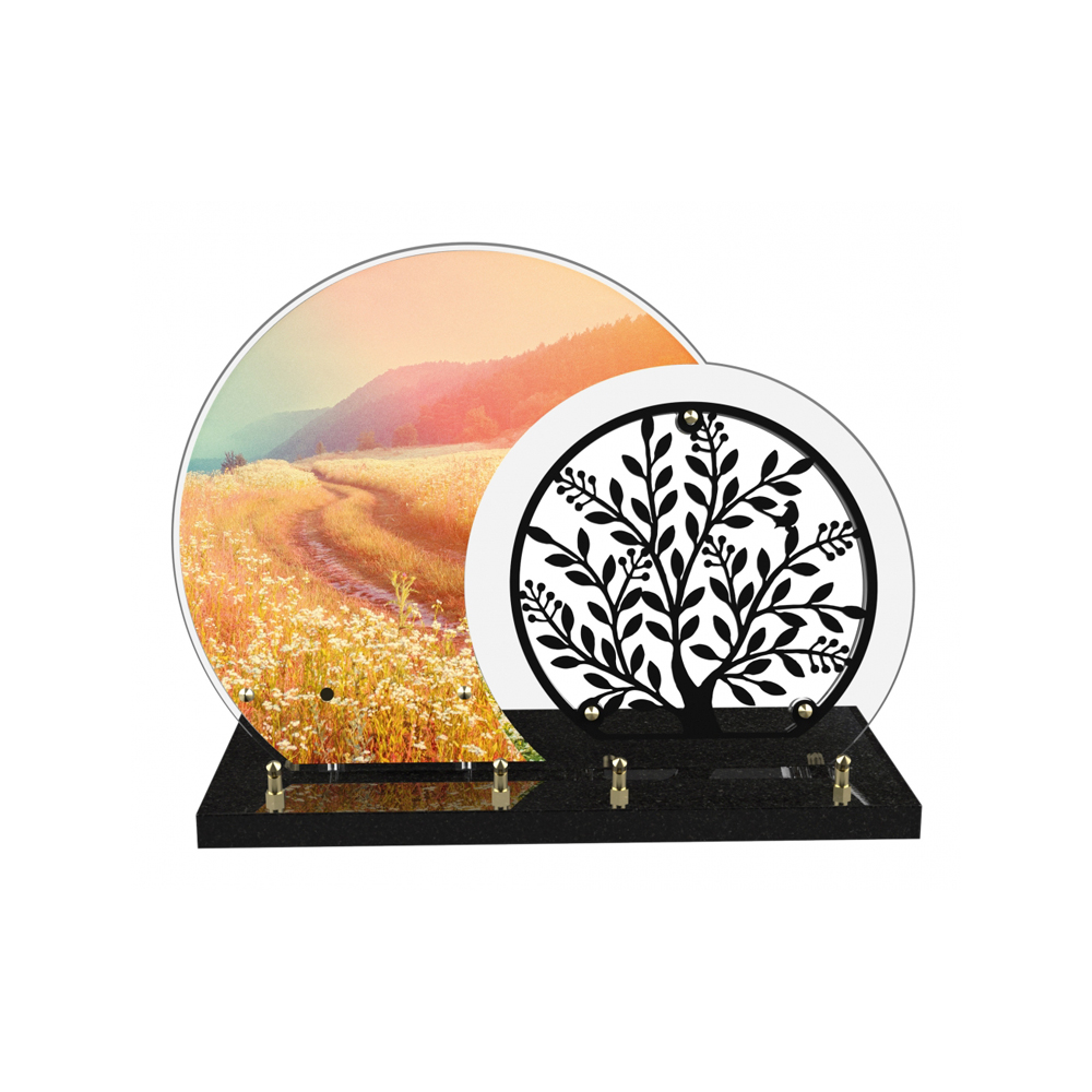 Plaque funéraire TREE OF LIFE – Plaques Funéraires Créations® – vue complémentaire