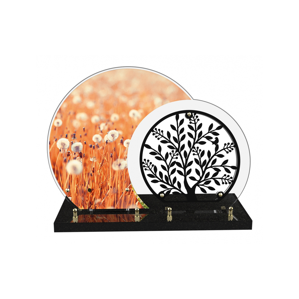 Plaque funéraire TREE OF LIFE – Plaques Funéraires Créations® – vue complémentaire