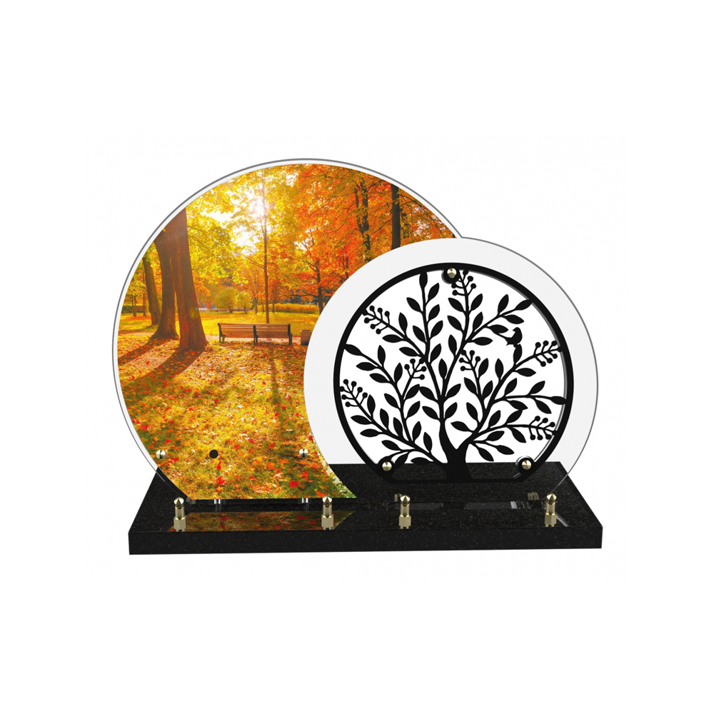 Plaque funéraire TREE OF LIFE – Plaques Funéraires Créations® – vue complémentaire