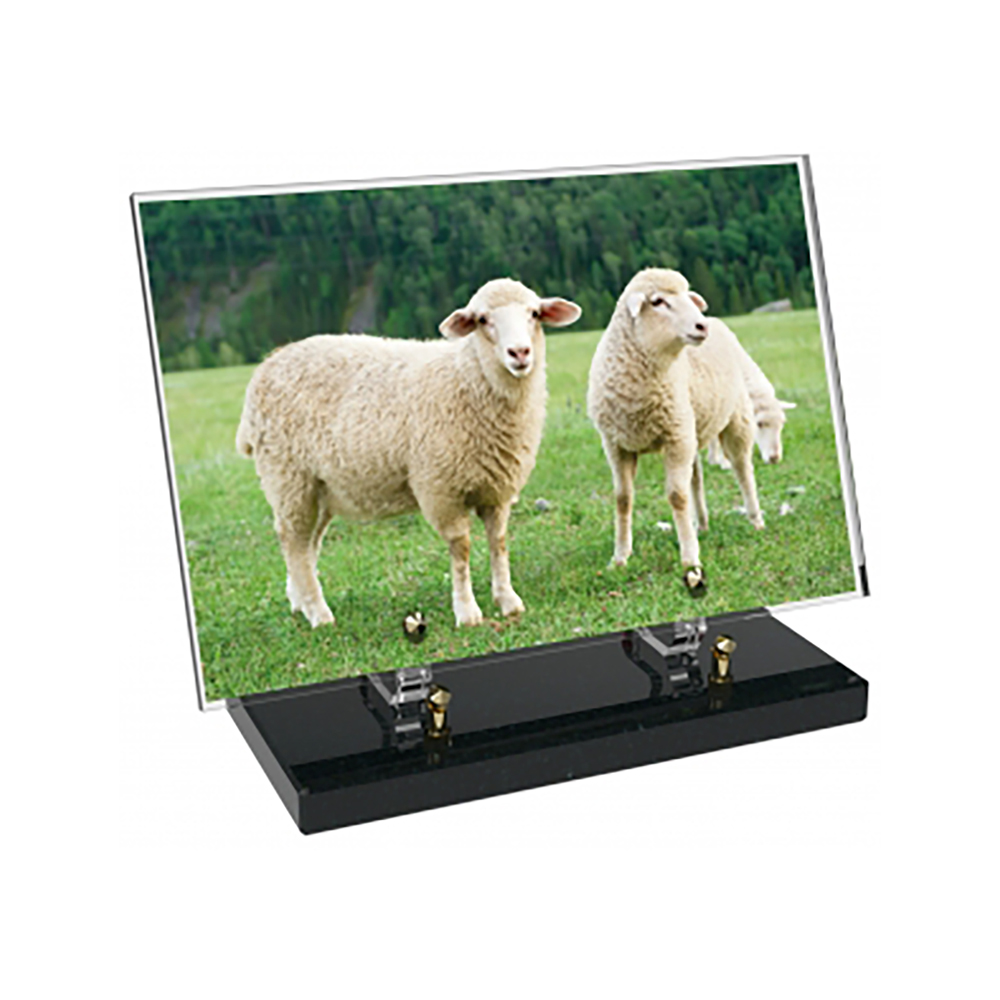 Plaque funéraire Rectangle Altuglas 30x20 - Agriculture – Plaques Funéraires Créations® – vue complémentaire