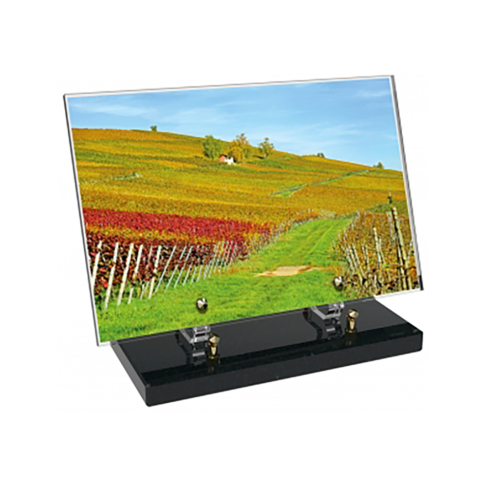 Plaque funéraire Rectangle Altuglas 30x20 - Agriculture – Plaques Funéraires Créations® – vue complémentaire