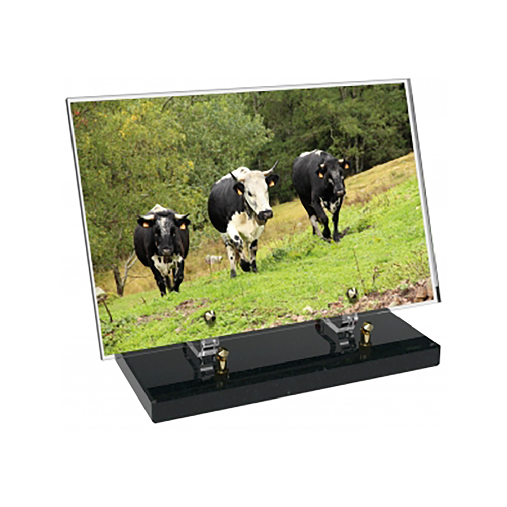 Plaque funéraire Rectangle Altuglas 30x20 - Agriculture – Plaques Funéraires Créations® – vue complémentaire