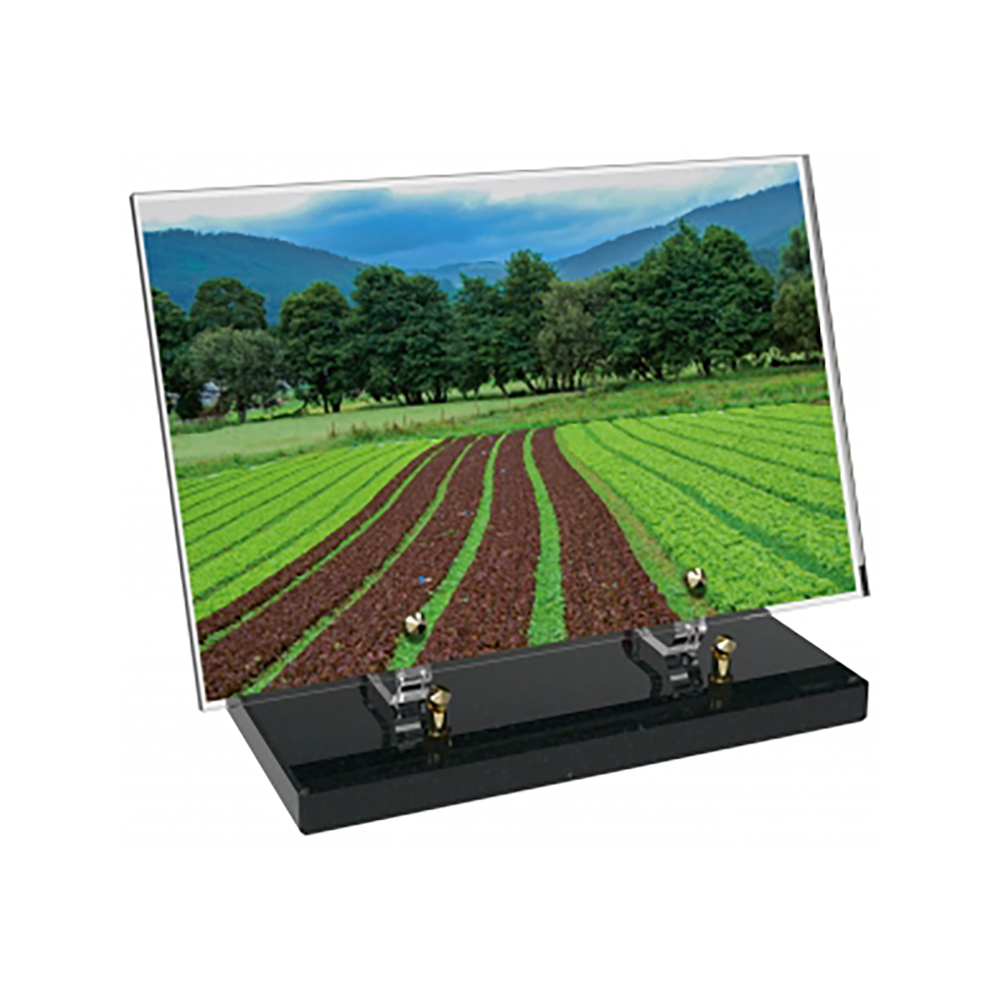 Plaque funéraire Rectangle Altuglas 30x20 - Agriculture – Plaques Funéraires Créations® – vue complémentaire