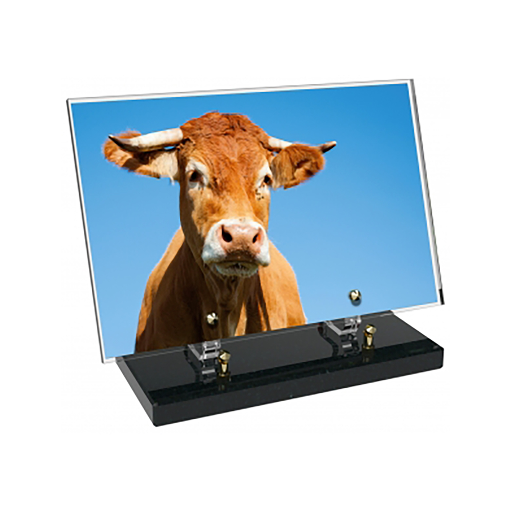 Plaque funéraire Rectangle Altuglas 30x20 - Agriculture – Plaques Funéraires Créations® – vue complémentaire