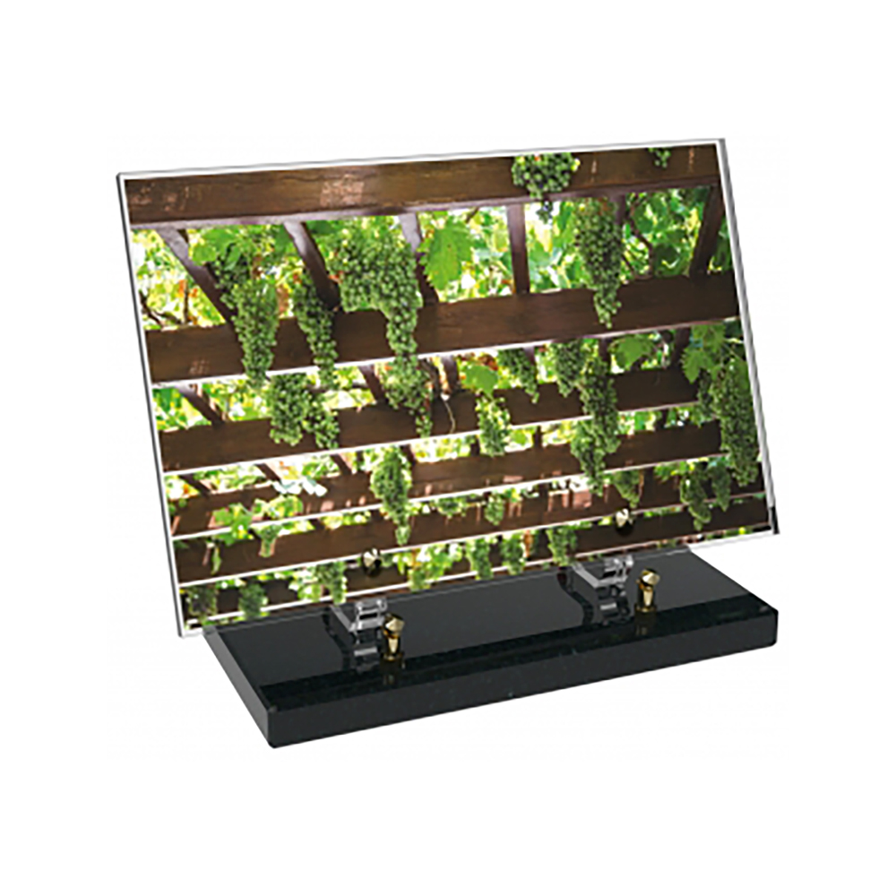 Plaque funéraire Rectangle Altuglas 30x20 - Agriculture – Plaques Funéraires Créations® – vue complémentaire