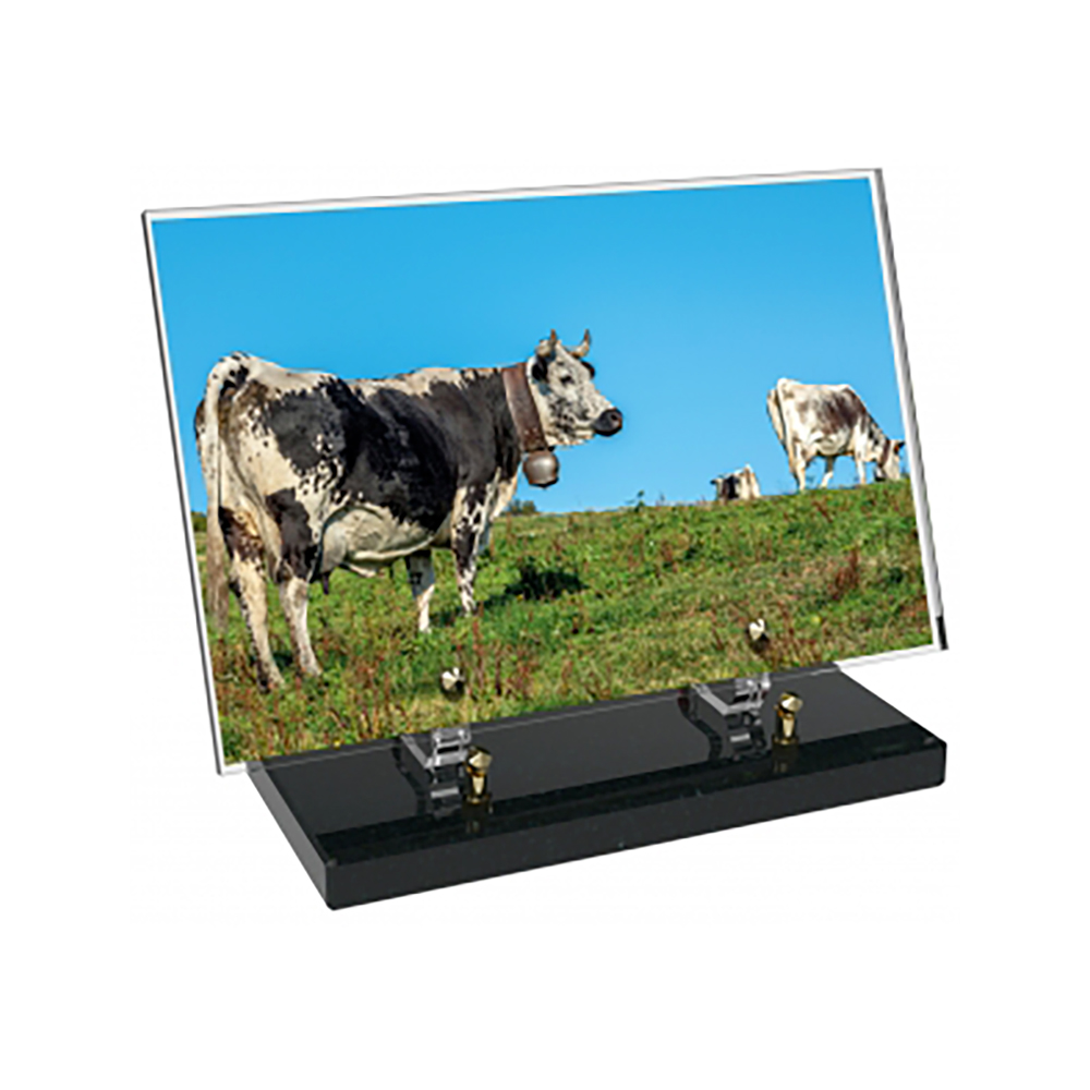 Plaque funéraire Rectangle Altuglas 30x20 - Agriculture – Plaques Funéraires Créations® – vue complémentaire