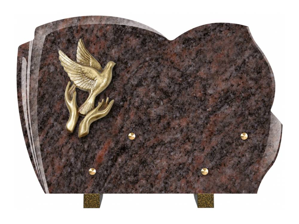 Plaque funéraire Majestueux – Plaques Funéraires Créations®