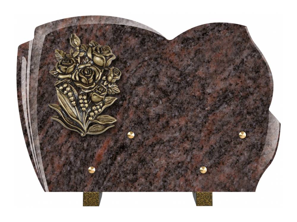 Plaque funéraire Majestueux – Plaques Funéraires Créations® – vue complémentaire
