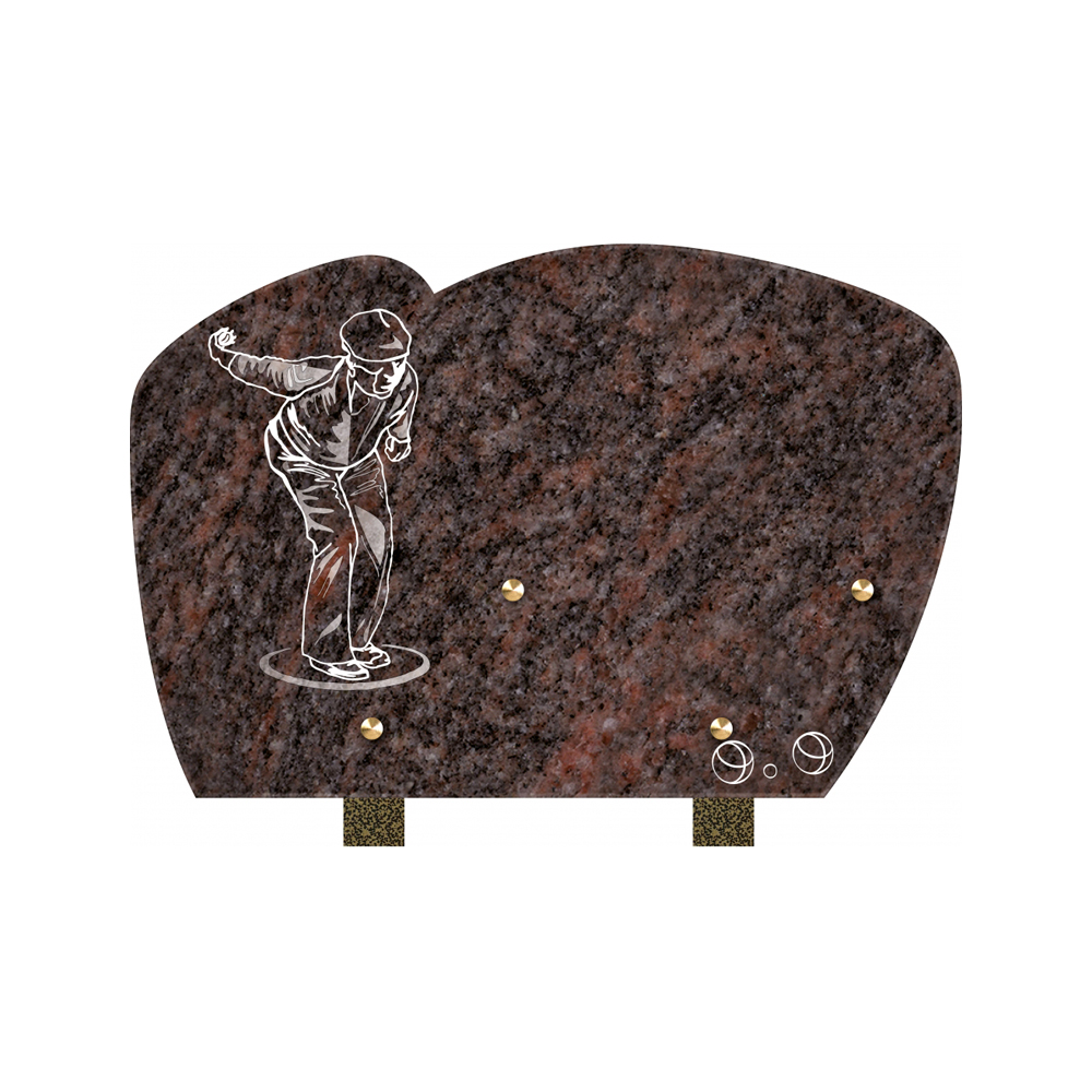 Plaque funéraire Artline - 30x20 – Plaques Funéraires Créations® – vue complémentaire