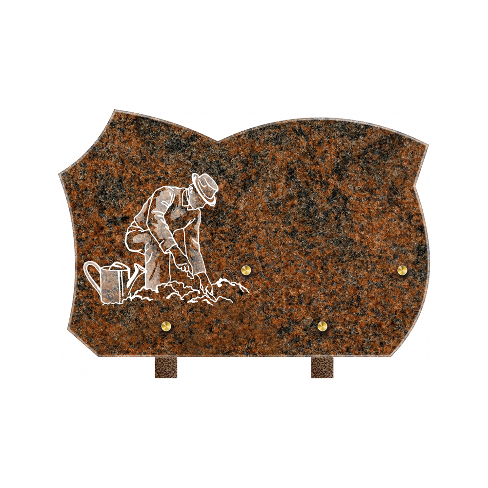 Plaque funéraire Artline - 30x20 – Plaques Funéraires Créations® – vue complémentaire