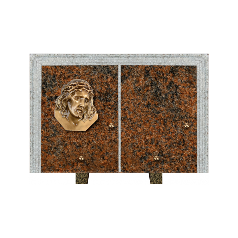 Plaque funéraire Livre Droit Granit 30x20 – Plaques Funéraires Créations® – vue complémentaire