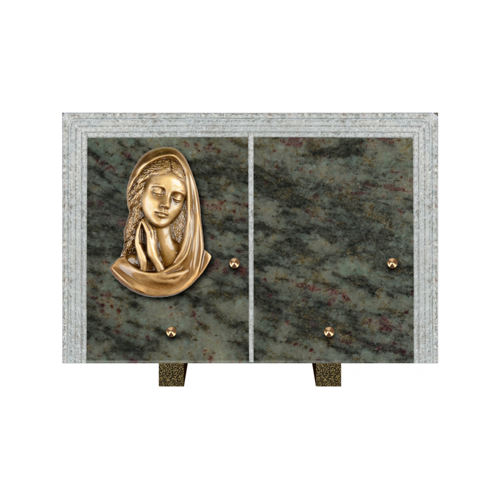Plaque funéraire Livre Droit Granit 30x20 – Plaques Funéraires Créations® – vue complémentaire