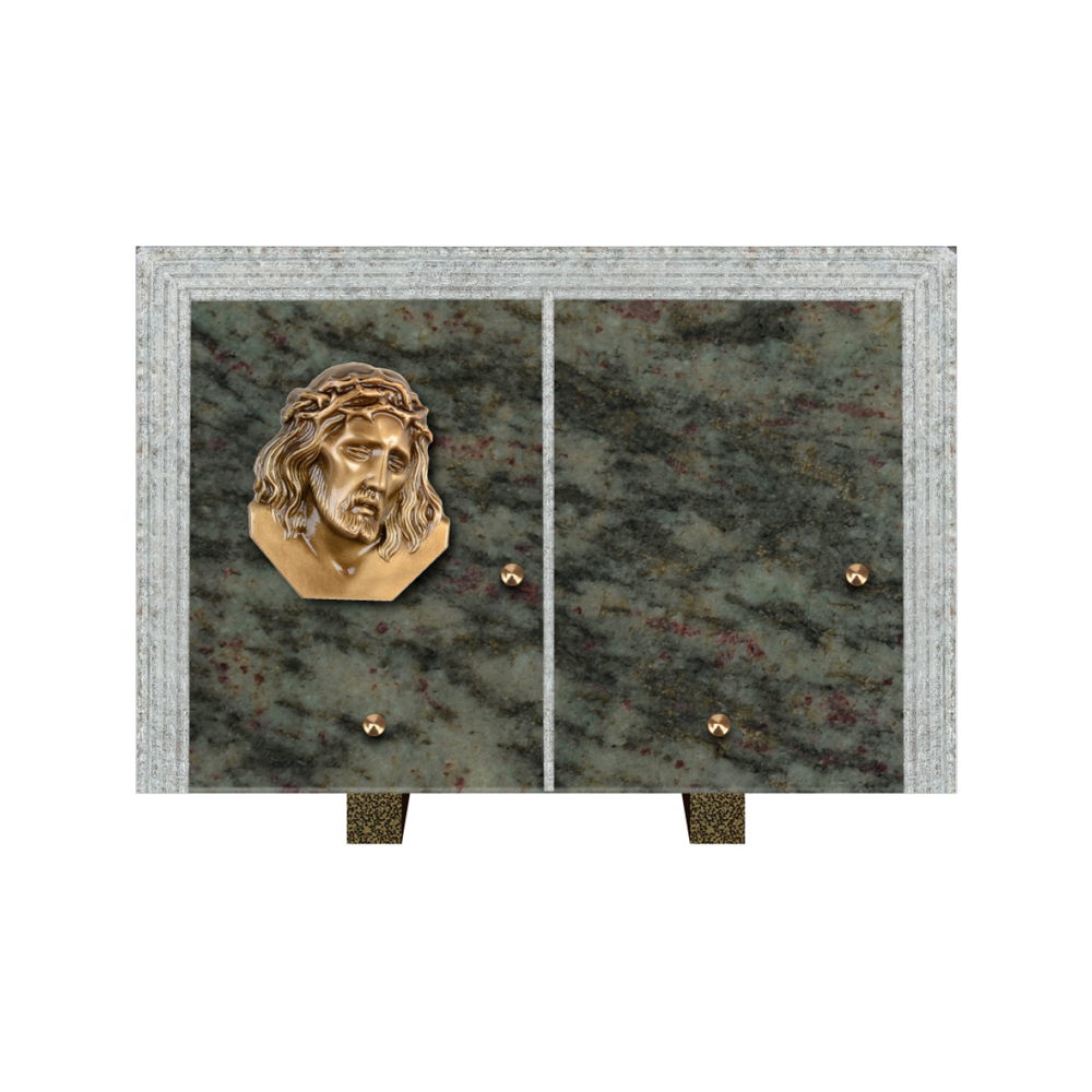 Plaque funéraire Livre Droit Granit 30x20 – Plaques Funéraires Créations®