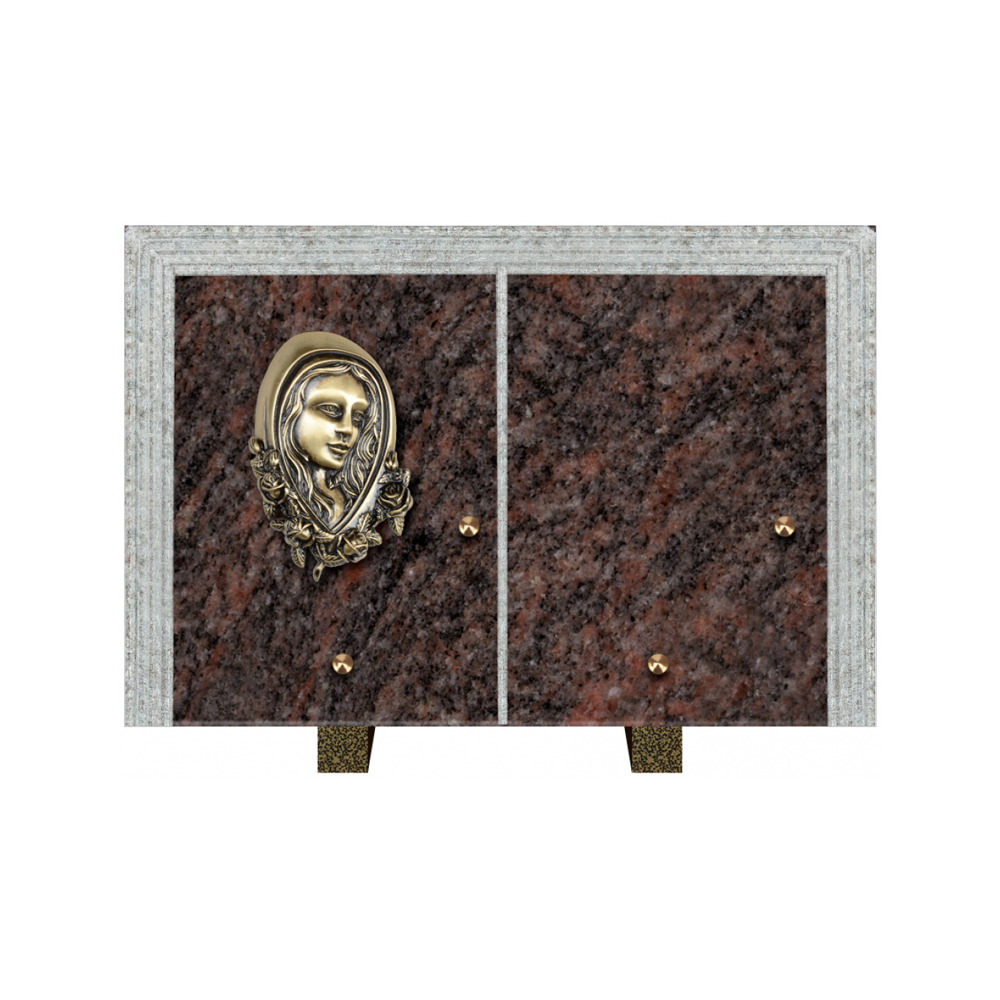 Plaque funéraire Livre Droit Granit 30x20 – Plaques Funéraires Créations® – vue complémentaire