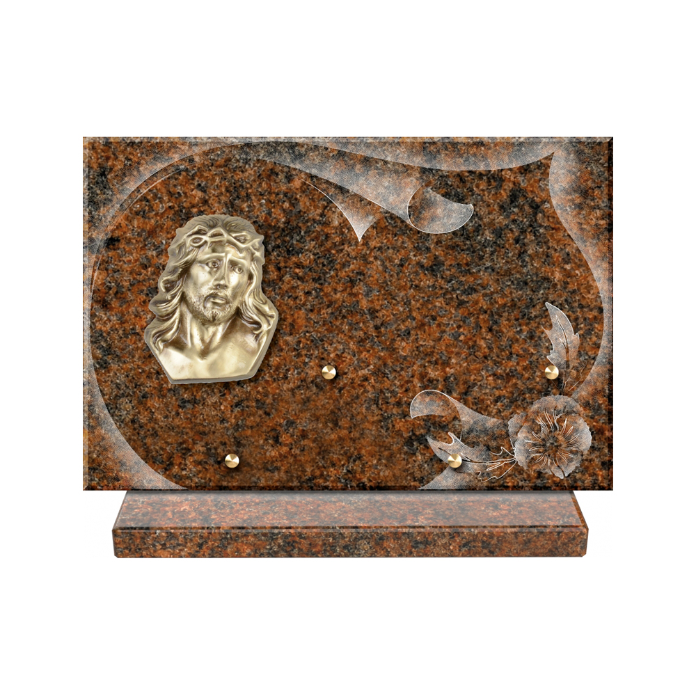 Plaque funéraire Papier – Plaques Funéraires Créations® – vue complémentaire