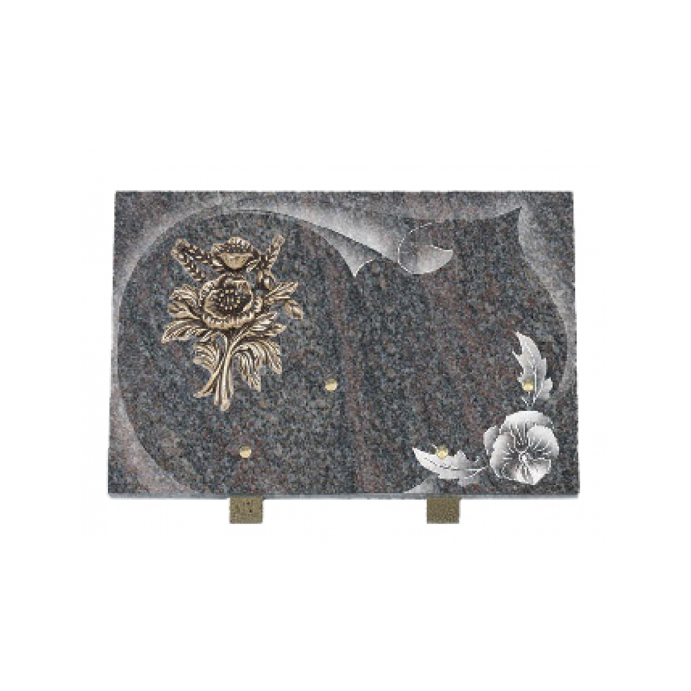 Plaque funéraire Papier – Plaques Funéraires Créations® – vue complémentaire