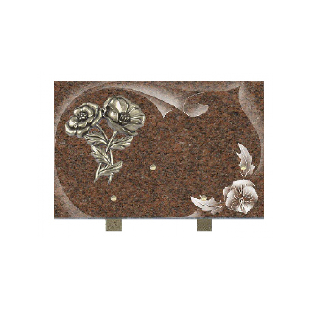Plaque funéraire Papier – Plaques Funéraires Créations® – vue complémentaire