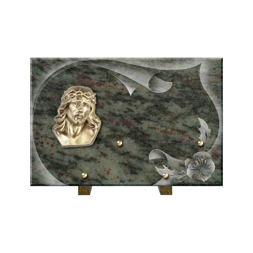 Plaque funéraire Papier – Plaques Funéraires Créations® – vue complémentaire