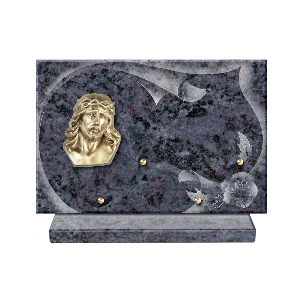 Plaque funéraire Papier – Plaques Funéraires Créations® – vue complémentaire