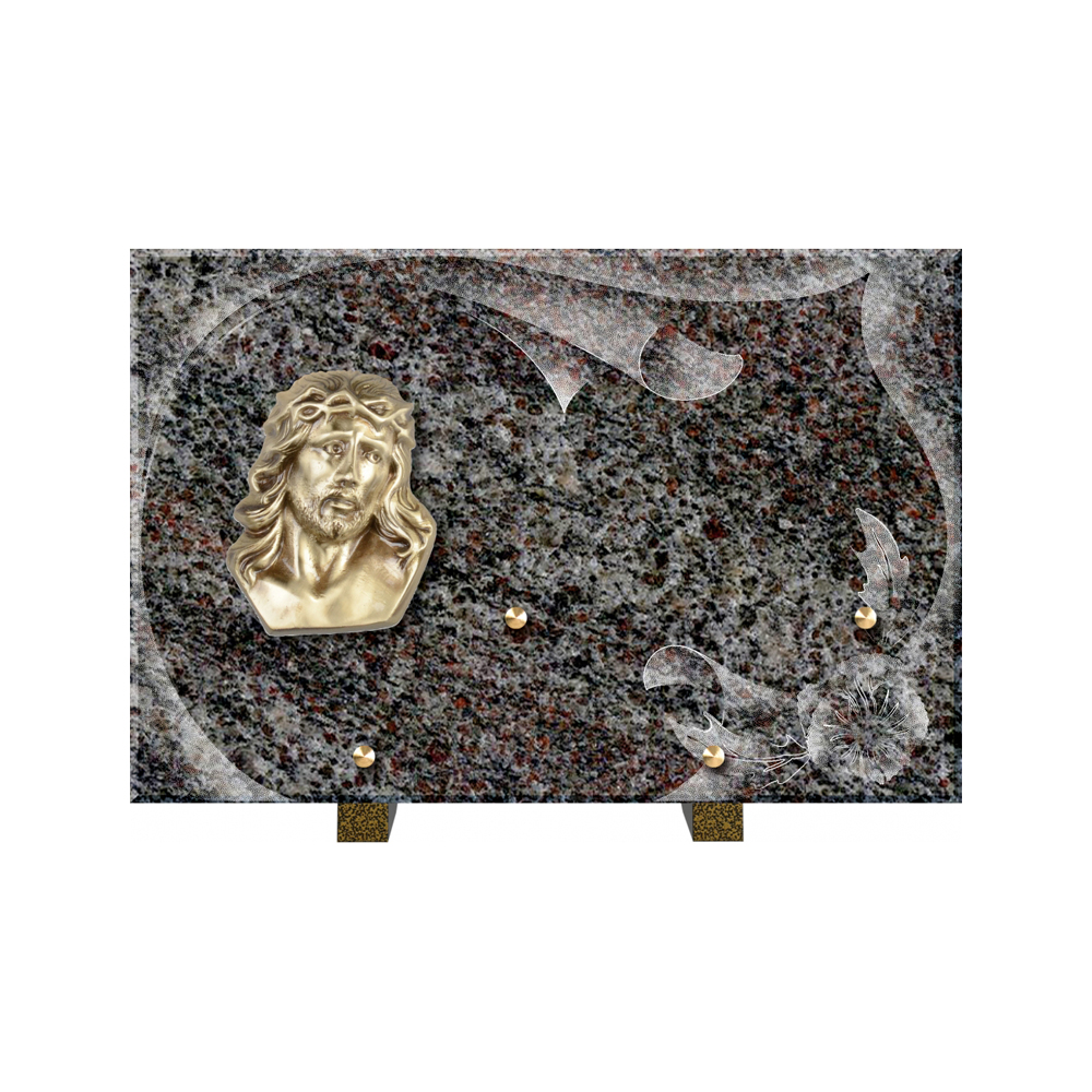 Plaque funéraire Papier – Plaques Funéraires Créations® – vue complémentaire