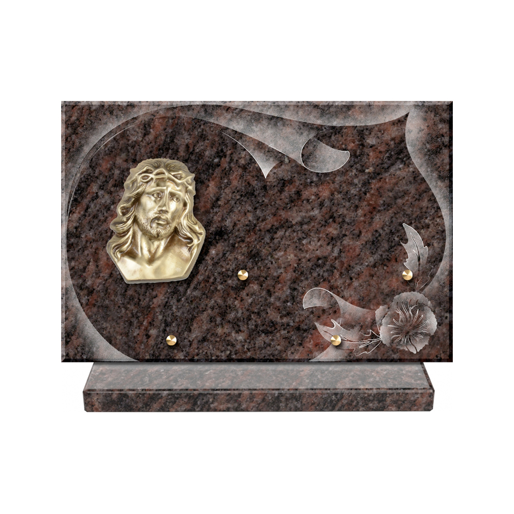 Plaque funéraire Papier – Plaques Funéraires Créations® – vue complémentaire