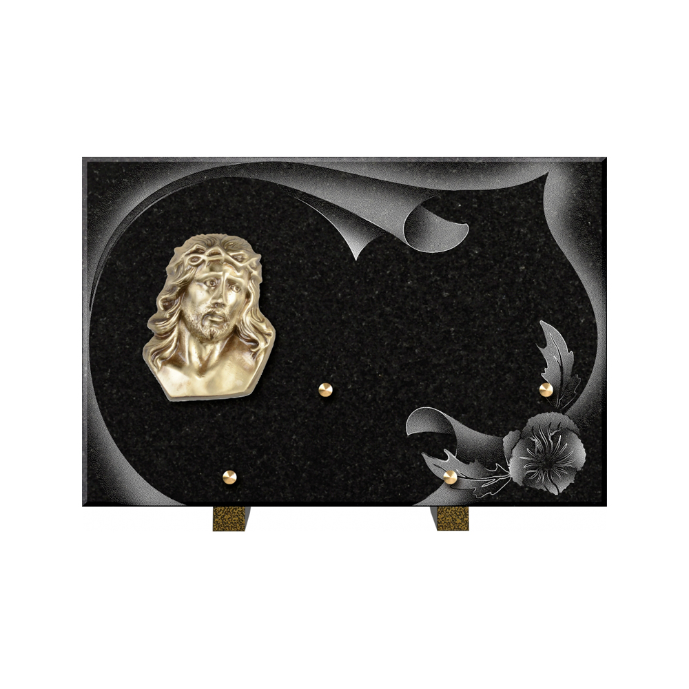 Plaque funéraire Papier – Plaques Funéraires Créations® – vue complémentaire