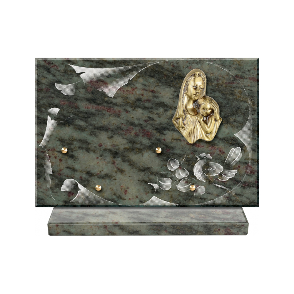 Plaque funéraire Vélin – Plaques Funéraires Créations®
